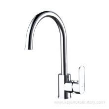 Hot Supporting Chrome In Brass Mixer Kitchen Faucet